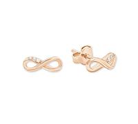s.Oliver Stud earrings 925 Sterling Silver women, earrings, with zirconia synth., silver, comes in jewelry gift box