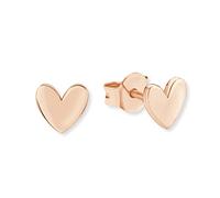s.Oliver Stud earrings Women Ear jewelry, 0,5 cm, Rosé, Heart, Comes in jewelry gift box, 2019868