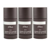 S.oliver Superior Men Deo Roll On 3 x 75 Ml Deodorant Stick for Man