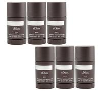 S.oliver Superior Men Deo Roll On 6 x 75 Ml Deodorant Stick for Man