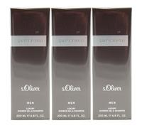 S.oliver Superior Men Shower Gel 3 x 200 ml Luxury for Man