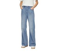 s.Oliver Suri Women's Wide Leg Jeans Trousers, lightblue, 36W x 32L