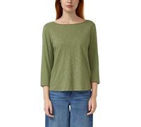 s.Oliver T-Shirt with Flame Yarn Structure 3/4 Sleeve