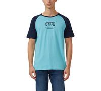 s.Oliver T-shirts Blue Aqua size M | Print T-Shirts Outlet | Men | Blue M