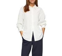 s.Oliver Textured Ruffle Shirt Blouse, Ecru, 14