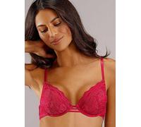 s.Oliver Underwired Floral Lace Full Cup Bra Transparent
