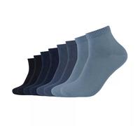 S.oliver Unisex Socks, 8 Pack - Quarter, Solid Color