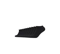 s.Oliver Unisex Trainer Socks Cotton Men's and Women's Short Socks Value Pack of 10, black, 35-38