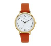 s.Oliver Women Analog TMI Watch with Faux Leather Strap 2040119