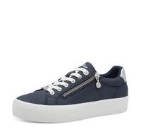 s.Oliver Women Damen Sneaker Low 5-23600-42, Navy, 8 UK