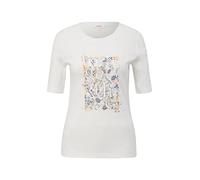 s.Oliver Women's 10.2.11.12.130.2129451 T-Shirt, White, 6
