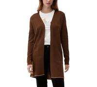 s.Oliver Women's 2121682 Long Cardigan, Brown, 14