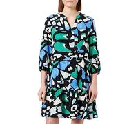 s.Oliver Women's 2128405 Dress Short, Multicoloured | Black 99b0, 14