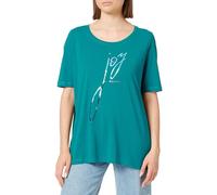 s.Oliver Women's 2136510 Short-sleeved T-shirt, Blue Green, 38