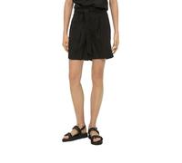 s.Oliver Women's 2146168 Linen Mix Bermuda Shorts, Black 9999, 8