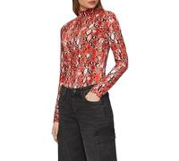 s.Oliver Women's 2156422 Long-Sleeved Shirt with Stand-up Collar, 25A2, 12