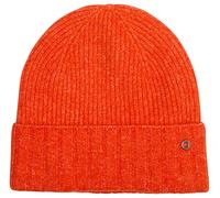 s.Oliver Women's 2157272 Knitted Wool Mix Beanie with Logo Detail, 2586, One Size Fits All