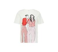 s.Oliver Women's 2164099 T-Shirt, Cream, 12