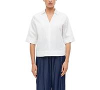 s.Oliver Women's 2178601 Blouse with Tunic Neck (Pack of 1), White, 20