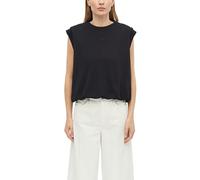 s.Oliver Women's 2178633 T-Shirt with Elasticated Hem (Pack of 1), Black, 20