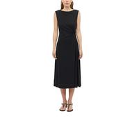 s.Oliver Women's 2178653 Midi Jersey Dress (Pack of 1), Black, 14