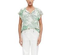 s.Oliver Women's 2178669 Blouse with Ruffle Collar (Pack of 1), White, 12