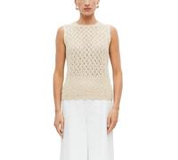 s.Oliver Women's 2178836 Knitted Top with Ajour Pattern (Pack of 1), Brown, 12