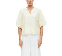 s.Oliver Women's 2179096 Blouse with Puff Sleeves (Pack of 1), Yellow, 14