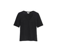 s.Oliver Women's 2179331 T-Shirt, V-Neck, Slim Fit (Pack of 1), Black, 14