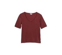 s.Oliver Women's 2179331 T-Shirt, V-Neck, Slim Fit (Pack of 1), red, 12
