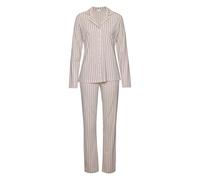 s.Oliver Women's 25227160 Pajama Set, Pink Stripes, 36-38