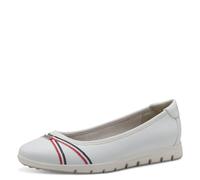 s.Oliver Women's 5-22495-42 Ballet Flat, White, 3.5 UK