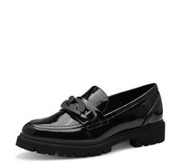 s.Oliver Women's 5-24705-41 Loafer, Black (Black Patent), 42 EU