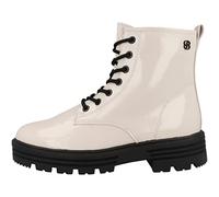 s.Oliver Women's 5-5-25215-39 Ankle Boot, Cream Patent, 6.5 UK