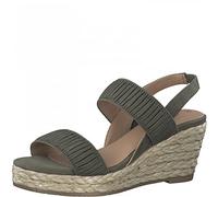 s.Oliver Women's 5-5-28300-28 Wedge Sandal, Pistachio, 3 UK