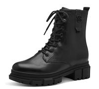 s.Oliver Women's Ankle Boots Without Heel Lace-Up Vegan, black, 36 EU