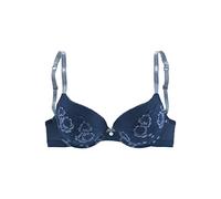 s.Oliver Women's BH Push-up Bra, Blue (Navy/Lilac 22587), 34A