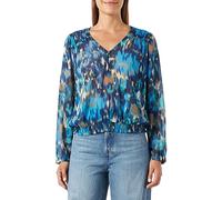 s.Oliver Women's Bluse Langarm Long Sleeve Blouse, Blue, 10