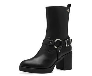 s.Oliver Women's Boot Heel 5-25305-43 Ankle Boots, black, 4 UK