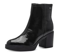 s.Oliver Women's Boot Heel 5-25324-41 Ankle, Black Patent, 3.5 UK