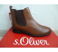 S.Oliver Women's Boots Chelsea Brown Leather