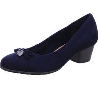 s.Oliver Women's Bowknot Court Shoes Small Heel, Navy, 6 UK