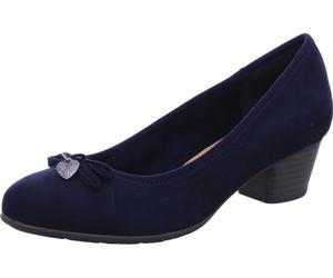 s.Oliver Women's Bowknot Court Shoes Small Heel, Navy, 6 UK