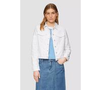 s.Oliver Womens Boxy Denim Jacket - White Cotton - Size 18 UK