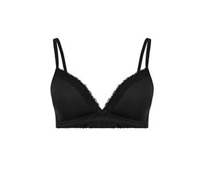 s.Oliver Women's Bralette Mit Padding Bralet Not Applicable, Black (Black 862), 34B (Manufacturer Size: 75B)