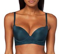 s.Oliver Women's Cecile Push Up Bra, Petrol, 34C