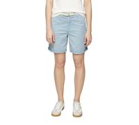 s.Oliver Women's Chino Bermuda Shorts with Belt, lightblue, 10