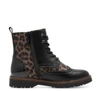 s.Oliver Women's Damen Lace Boot Flat 5-25232-43 Ankle, Leopard Comb, 6 UK