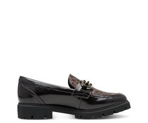 s.Oliver Women's Damen Slipper 5-24729-45 Penny Loafer, Brown Leo, 7.5 UK