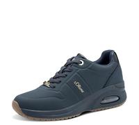 s.Oliver Women's Damen Sneaker Low 5-23659-45, Navy, 7.5 UK